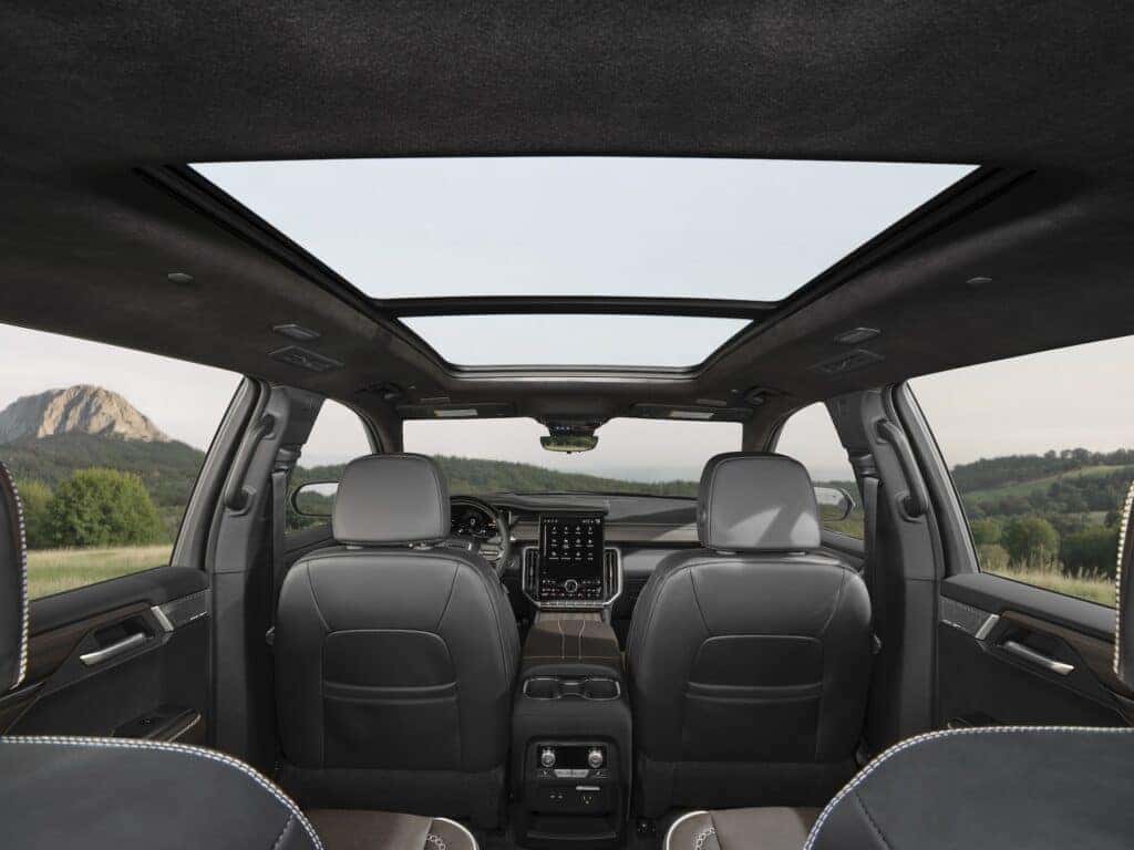 2026 GMC Acadia Denali Ultimate Captions Interior Roof View