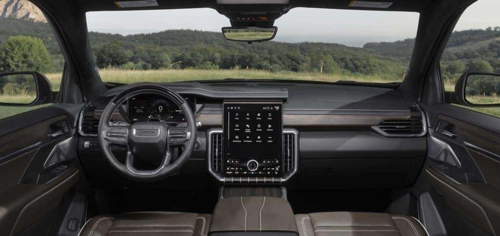 2026 GMC Acadia Denali Ultimate Captions Front Dash View