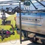 GMC Hummer with camera rig