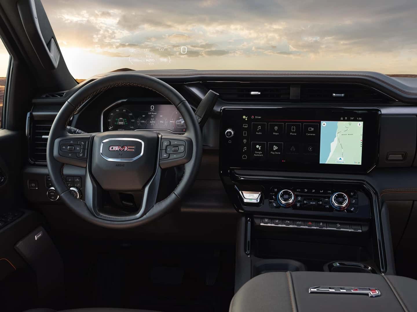2024 GMC Sierra 2500 HD View of Interior Dash