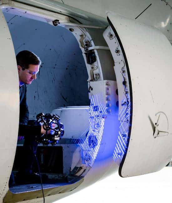 Metrascan 3D Scanning Aerospace Part