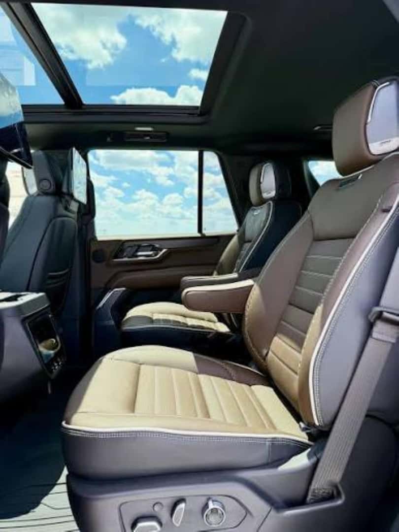 The Heated And Ventilated Second Row Seating Of The Fabulous GMC Yukon Denali