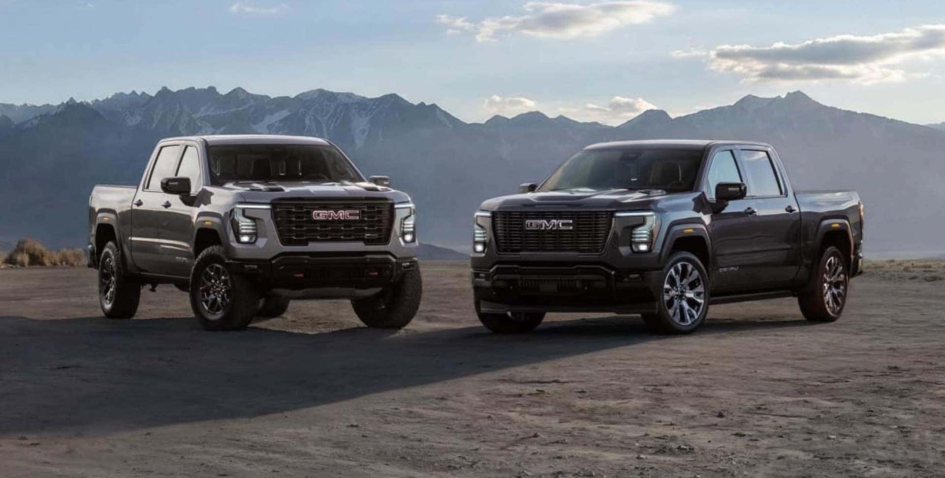 2027 GMC Sierra AT4X and Denali Ultimate Group Shot