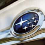 Subaru Logo in Front Grille