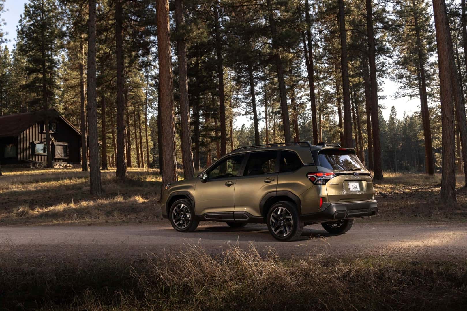 The Golden Exterior Of The IIHS Top Safety Pick, The 2025 Subaru Forester