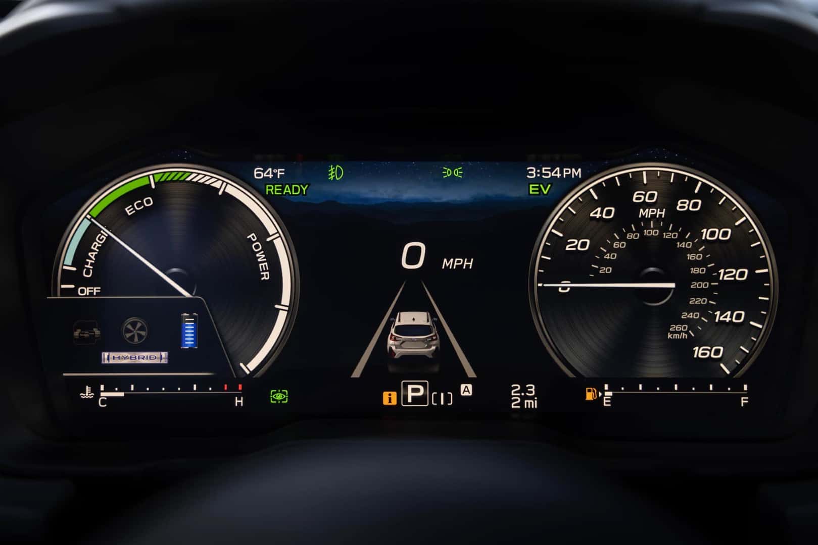 2026 Subaru Crosstrek Hybrid Gauge Cluster