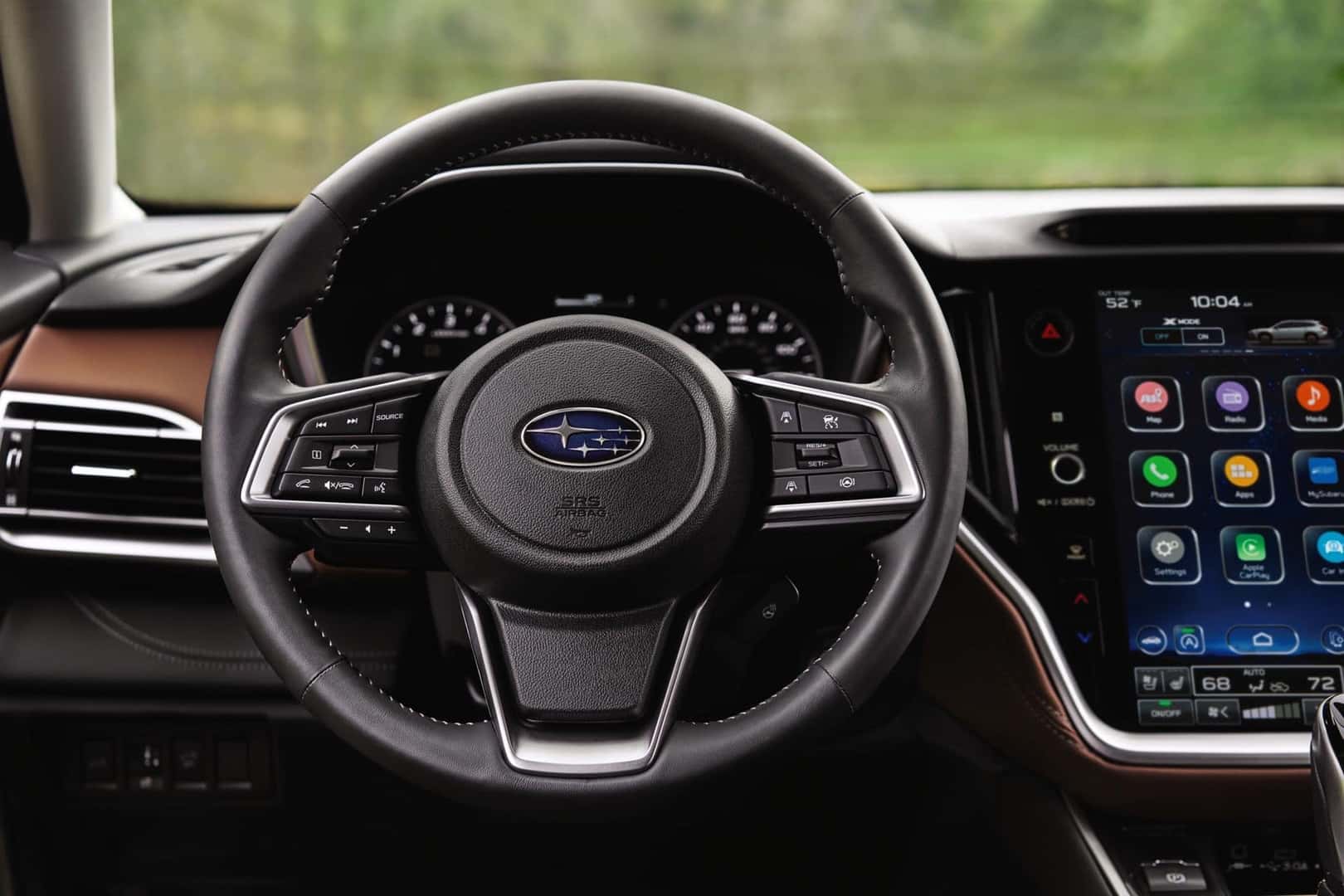 The Capable Subaru Outback's Fancy And Comfortable Steering Wheel