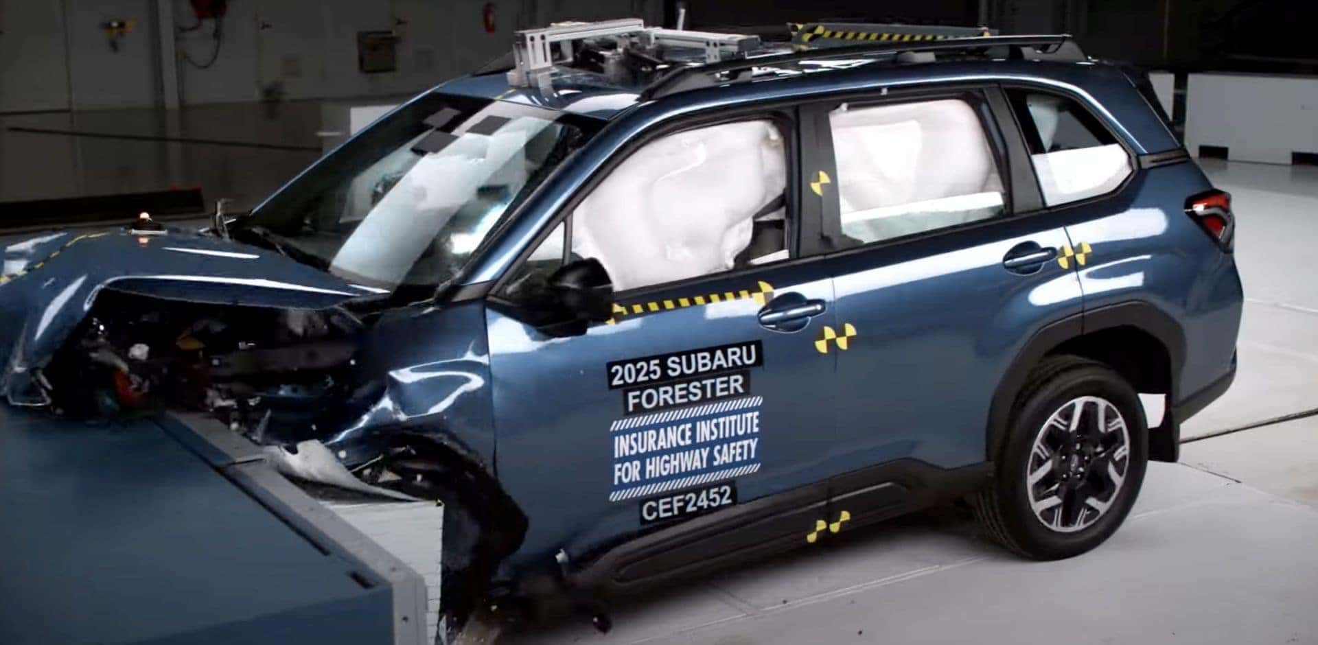 The 2025 Subaru Forester In The IIHS Test, Receiving An Amazing Score