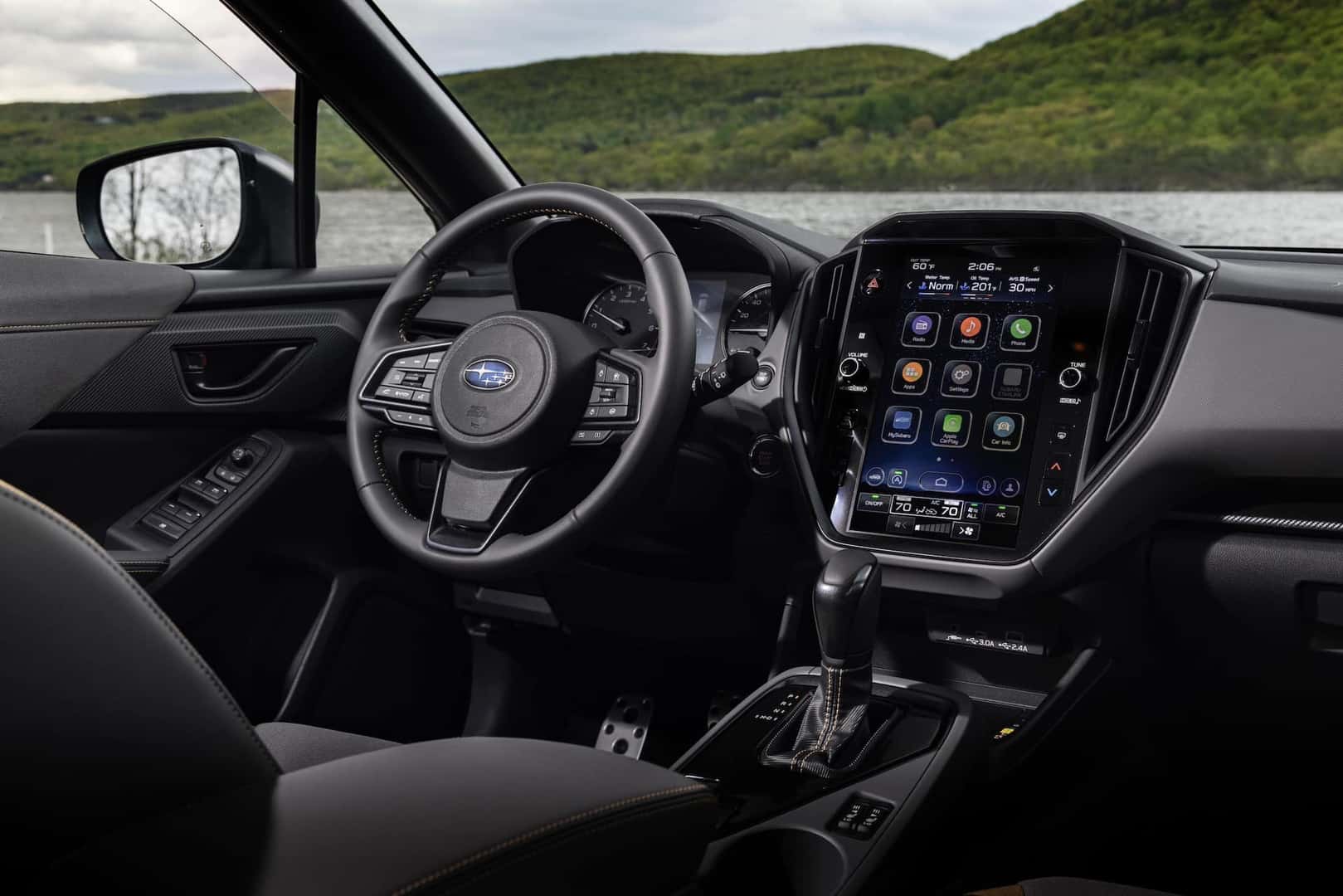 2025 Subaru Crosstrek front row interior
