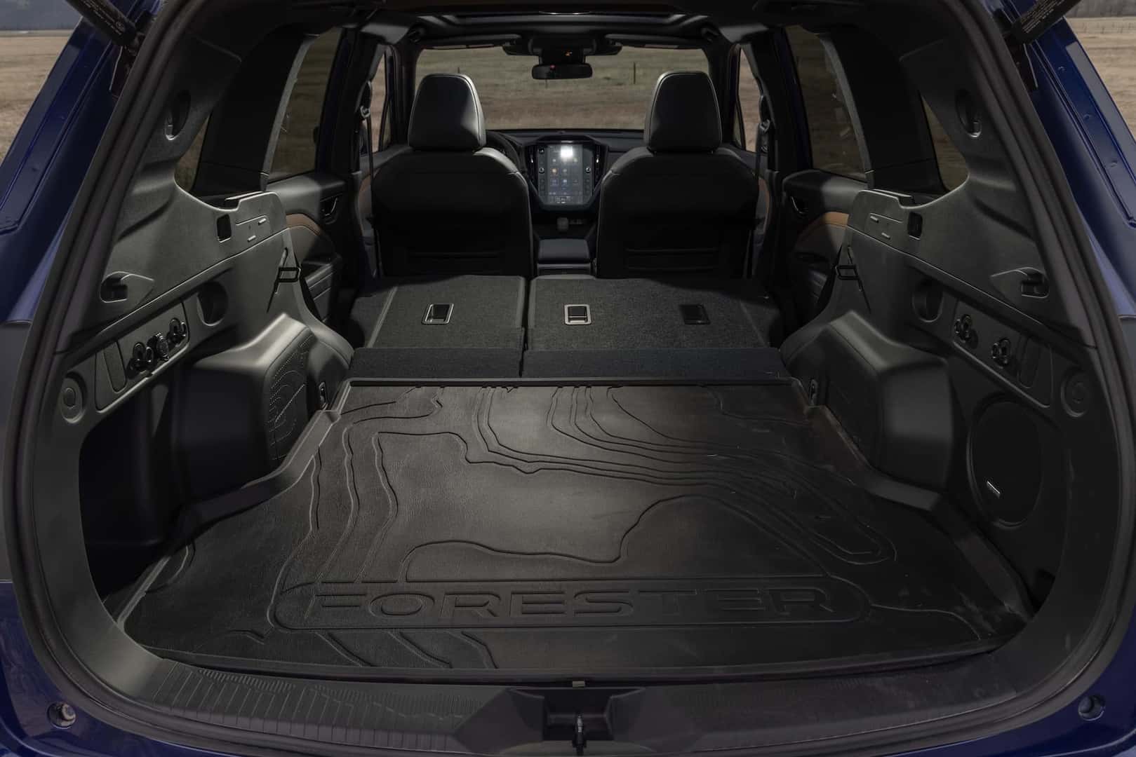 2025 Subaru Forester cargo topographical map