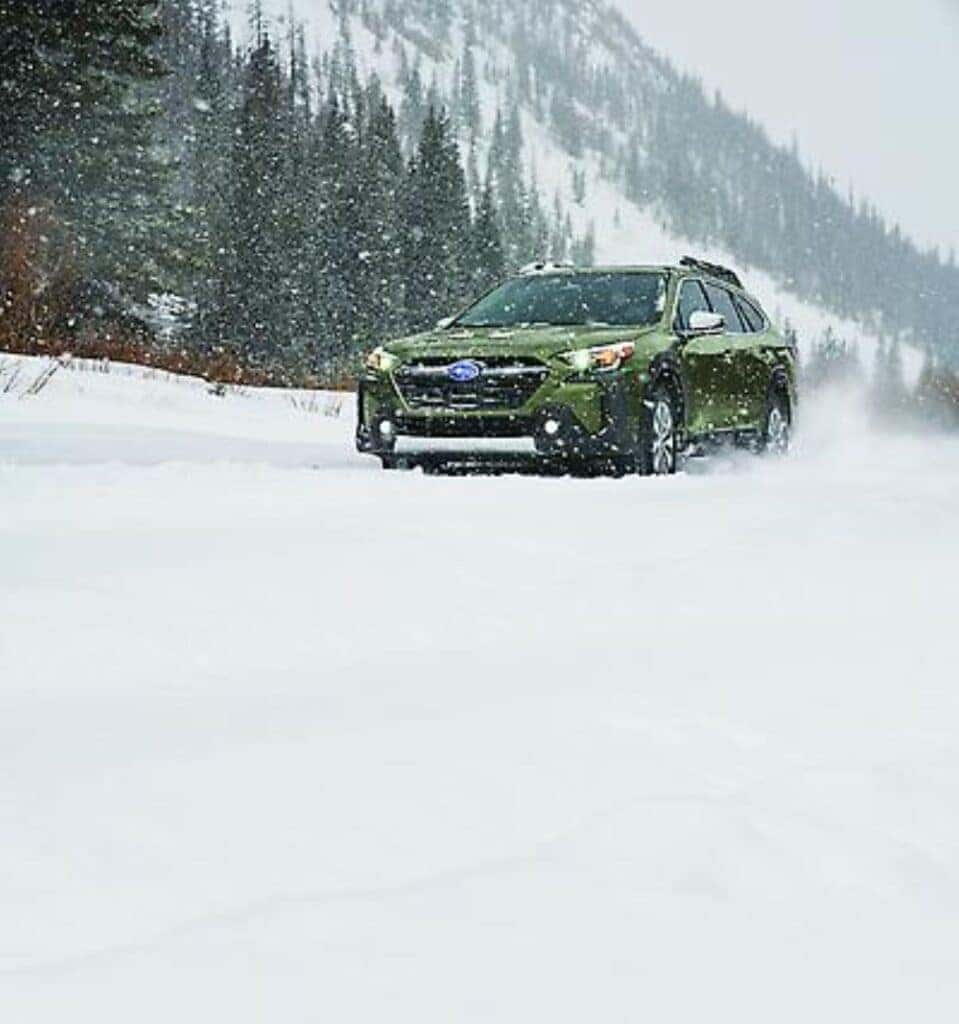 2025 Subaru Outback In the Snow