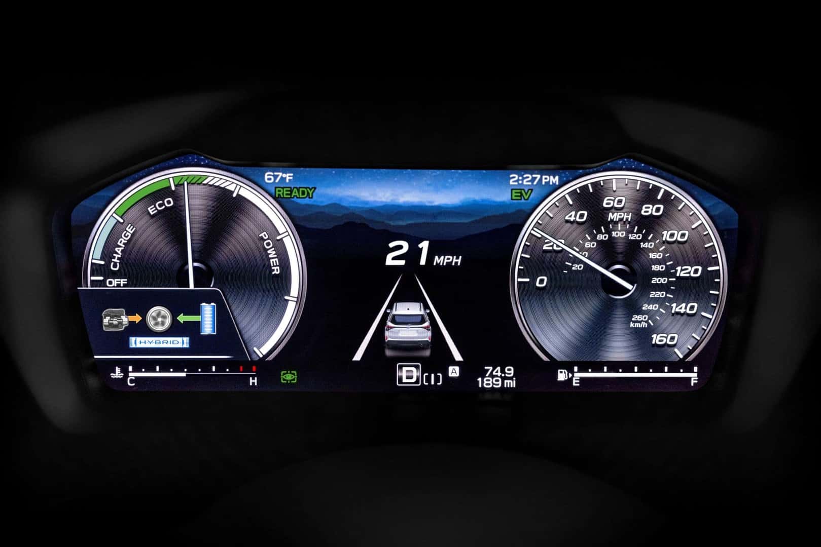 2025 Subaru Forester Hybrid Digital Cluster