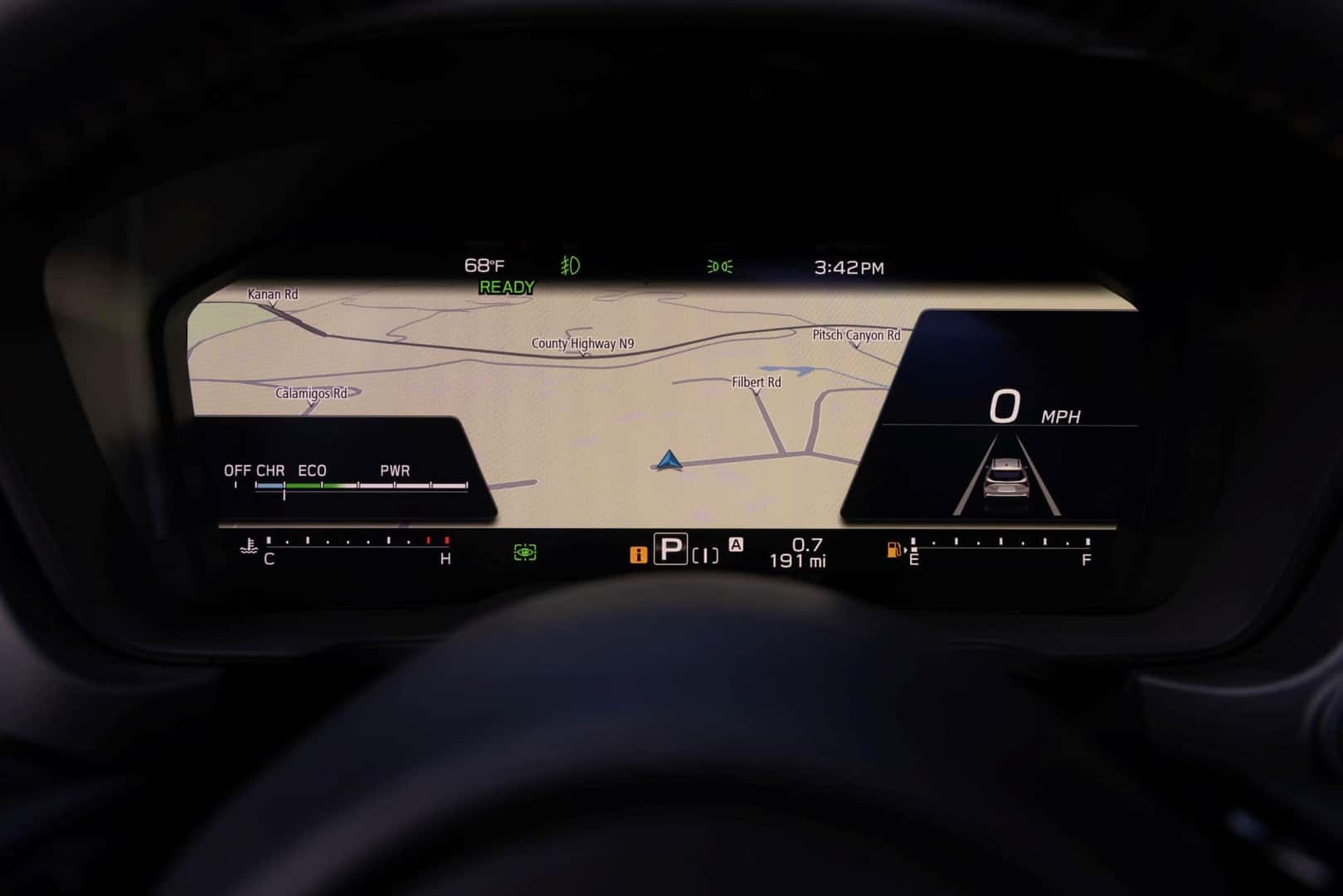2025 Subaru Forester Hybrid Digital Cluster