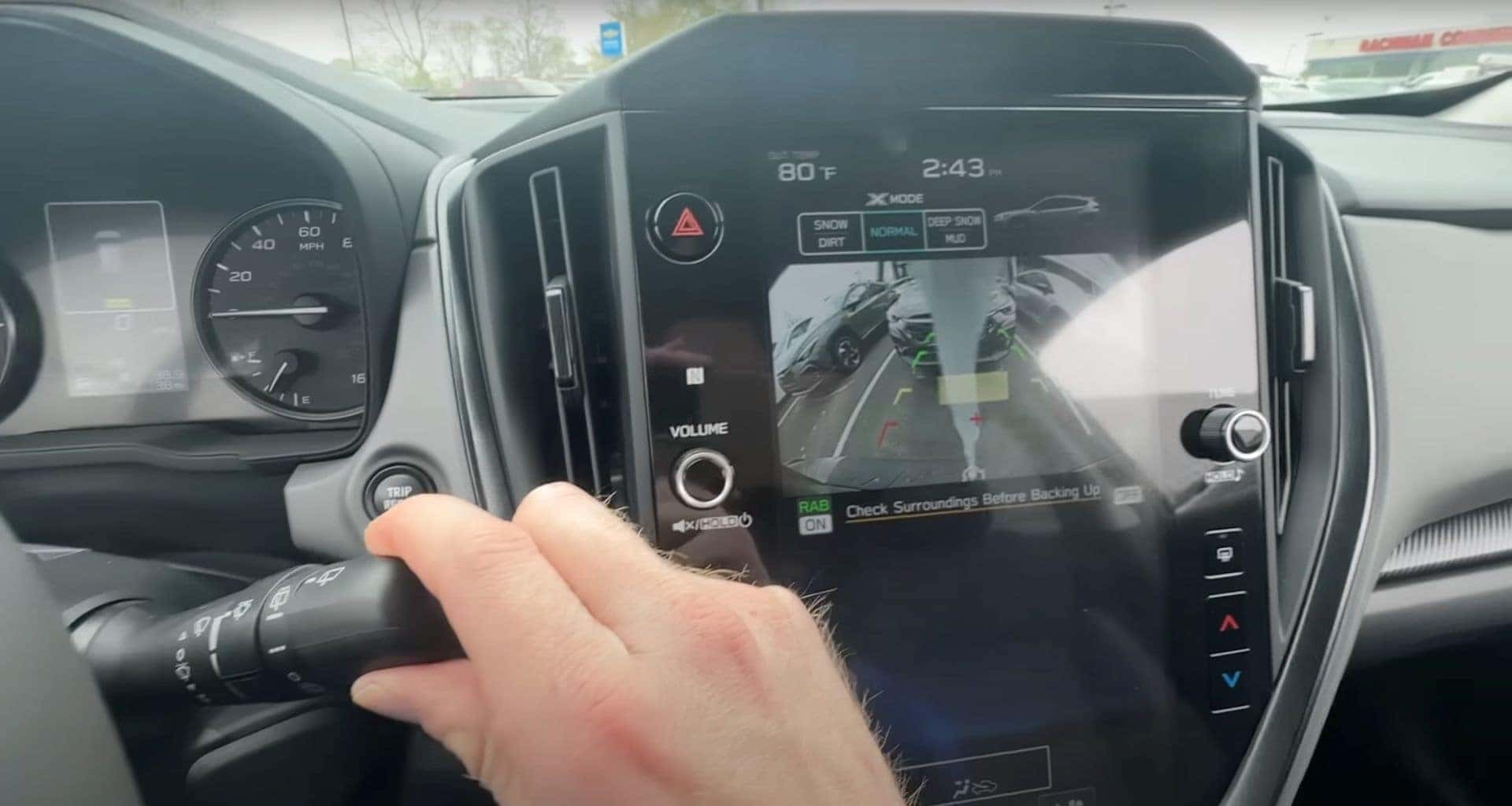 Subaru Rear Camera Cleaning Trick