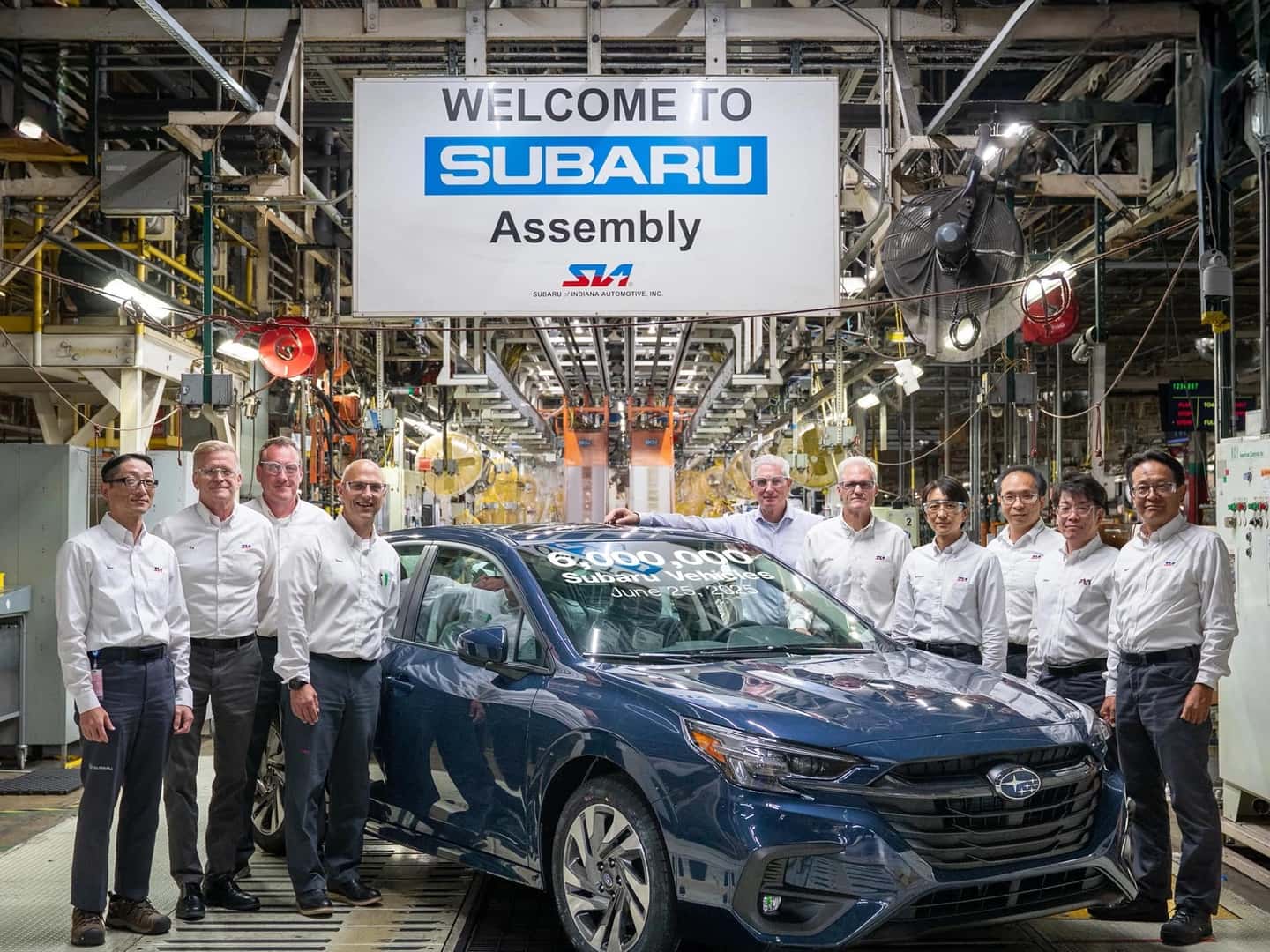 Subaru Six Millionth Vehicle 