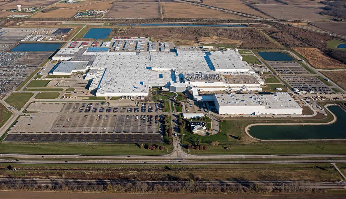Subaru of Indiana Automotive Aerial View