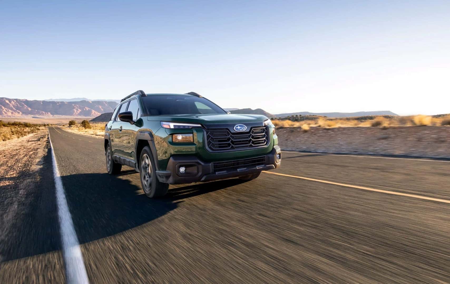 The IIHS Approved 2026 Subaru Outback, Driving On Sizzling Roads In Hot Terrain