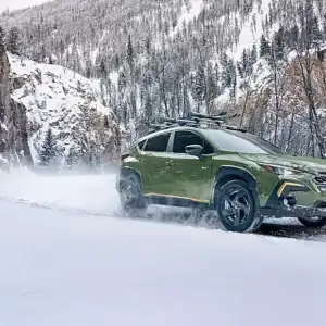 2026 Subaru Crosstrek Hybrid in the Snow