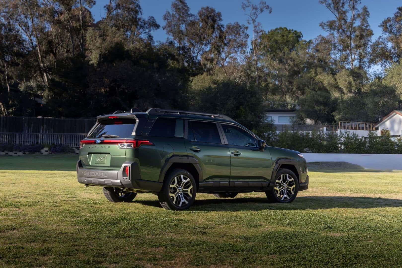 The Luxury Back Exterior Of The Capable And Practical 2026 Subaru Outback