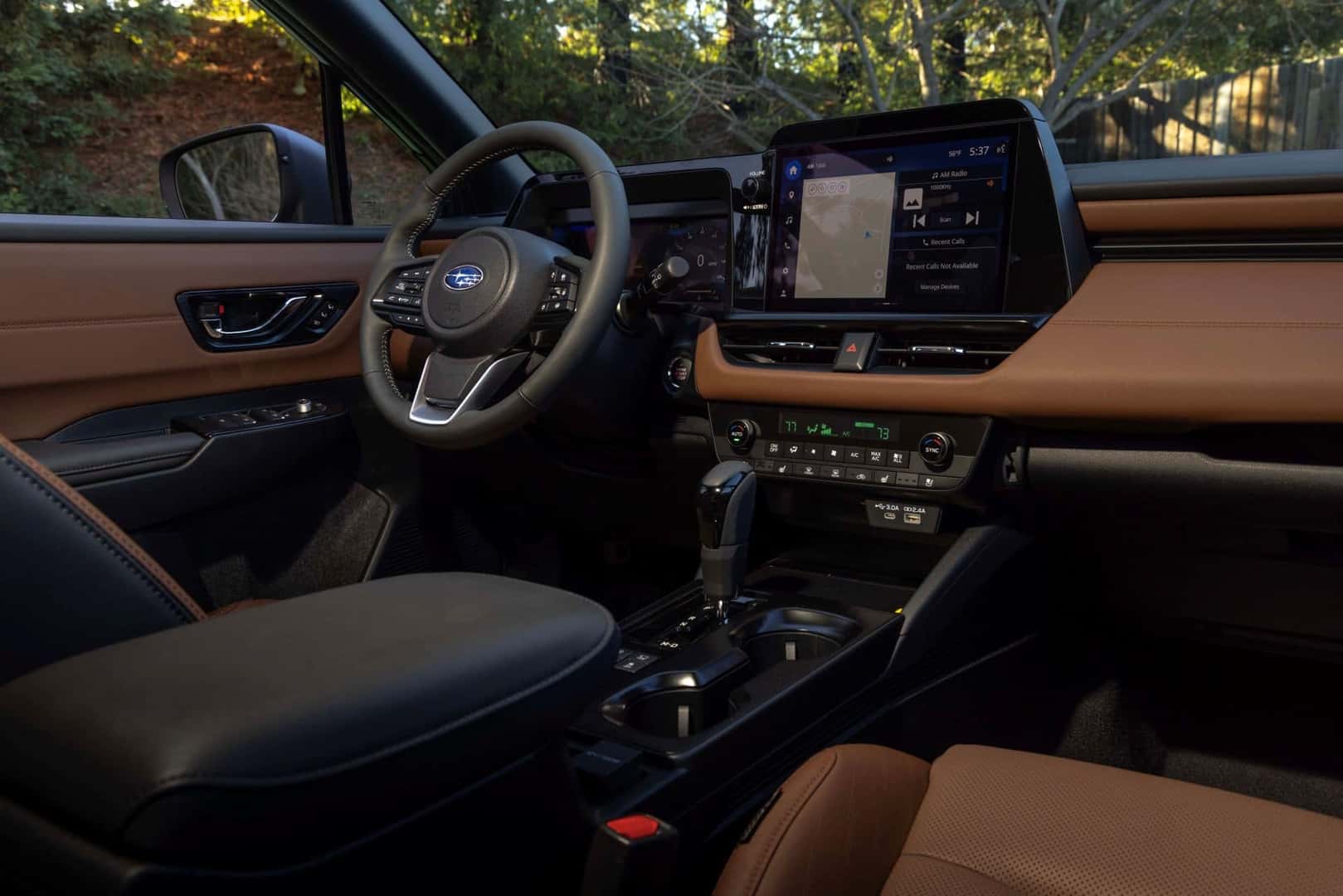 The 2026 Subaru Outback's Leather Upholstery And Latest Technology In It's Interior