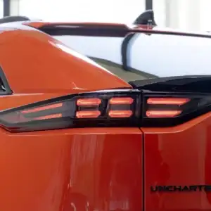 2026 Subaru Uncharted Habanero Orange Metallic driver side rear