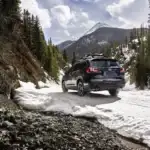 2026 Subaru Ascent driving in snow