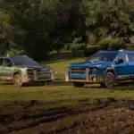 2026 Subaru Outback Wilderness green and blue