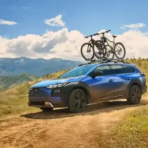 2026 Subaru Trailseeker with Bicycles on Roof Rack