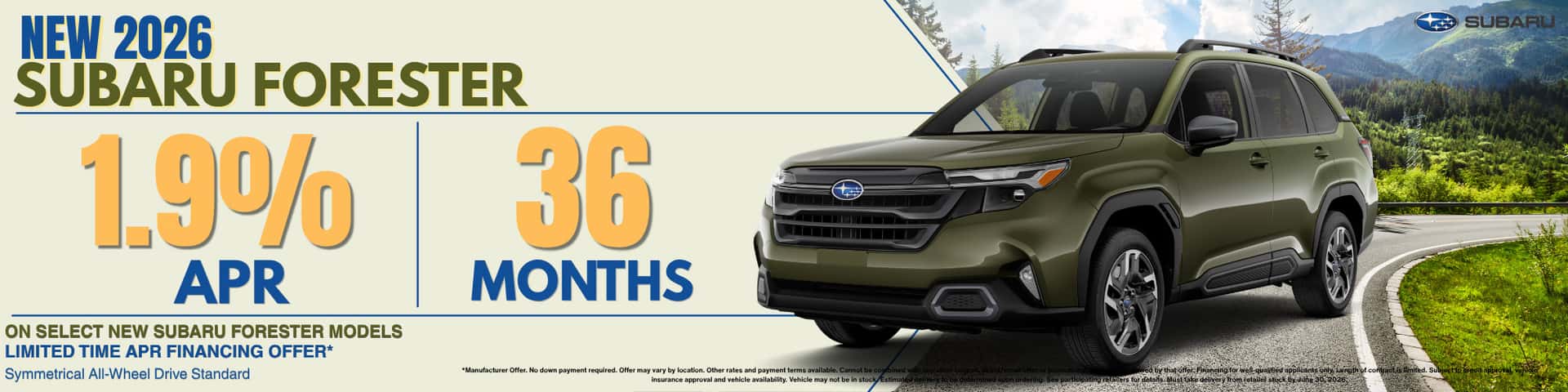 2026 FORESTER APR Special