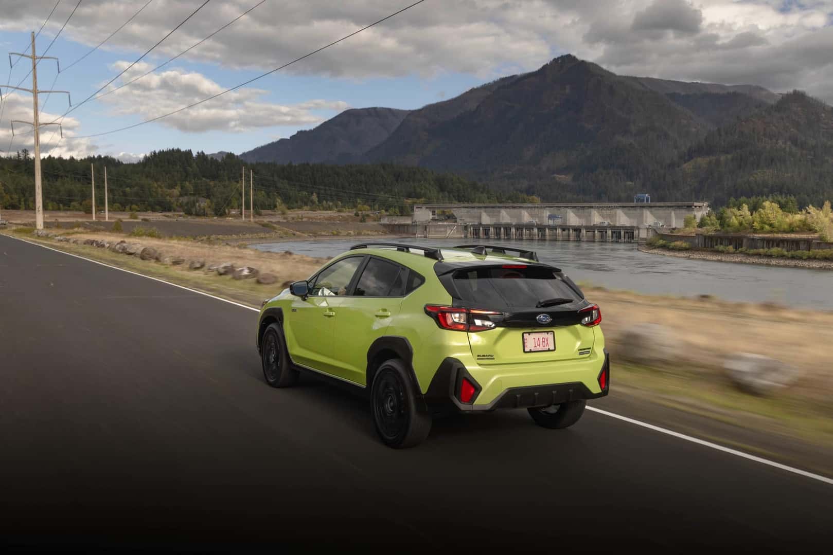 026 Subaru Crosstrek Hybrid Rear View 