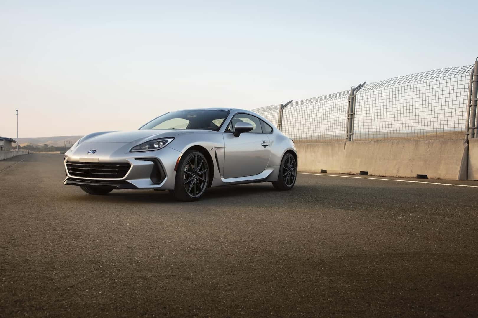 Silver Subaru BRZ Side Profile