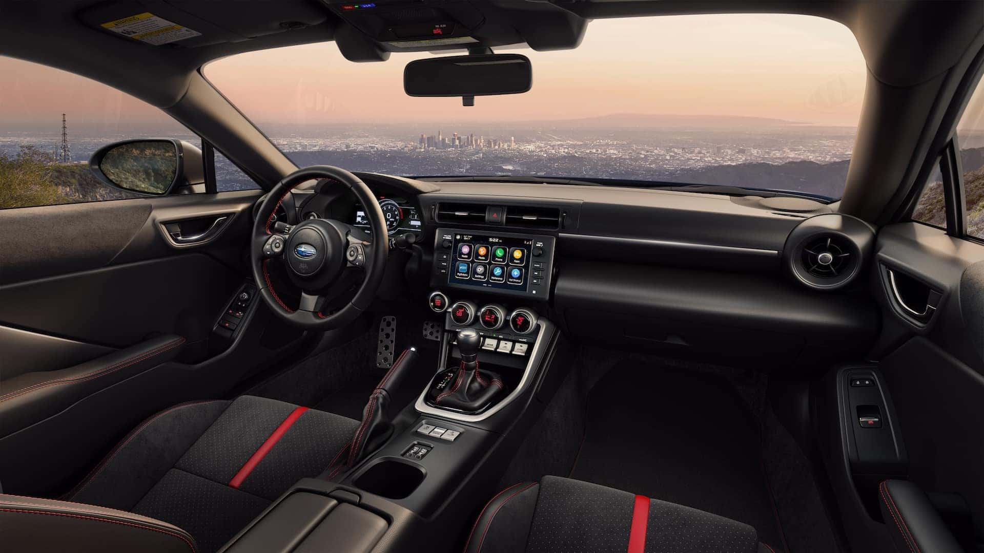 Interior View of Subaru BRZ