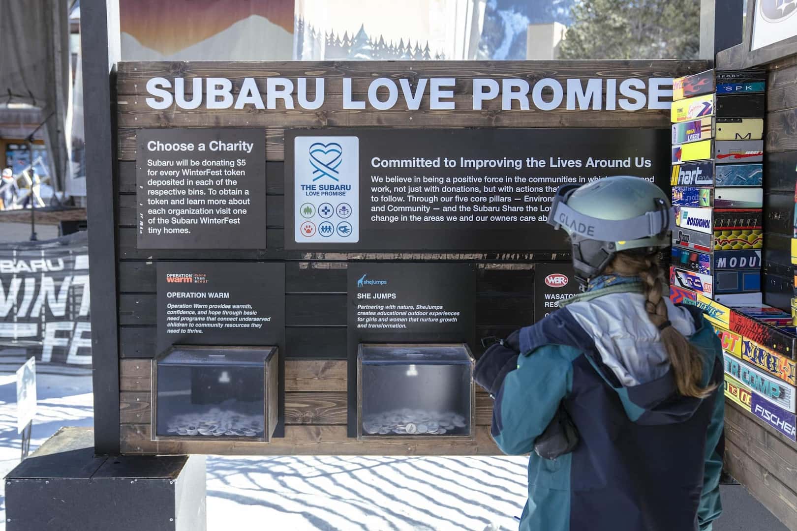 Subaru Love Promise Voting Billboard