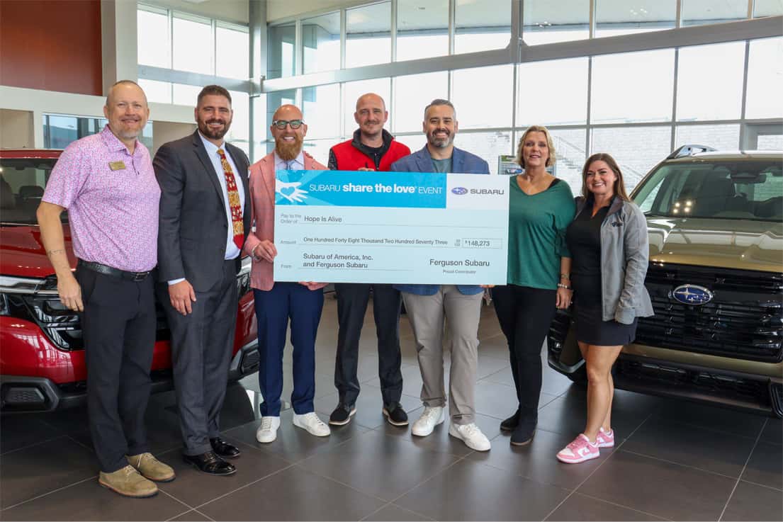 Ferguson Subaru, Hope Is Alive, Subaru Share The Love Event