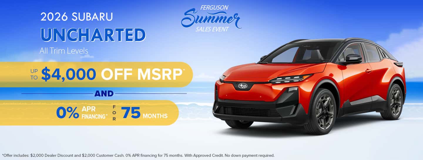 2026 Subaru Uncharted