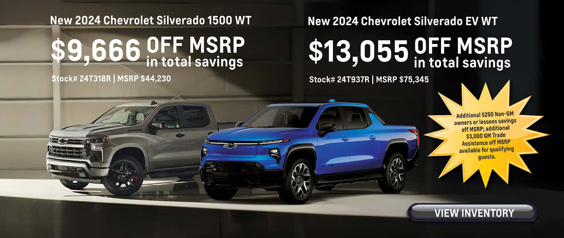 June Savings on New 2025 Silverado and EV models