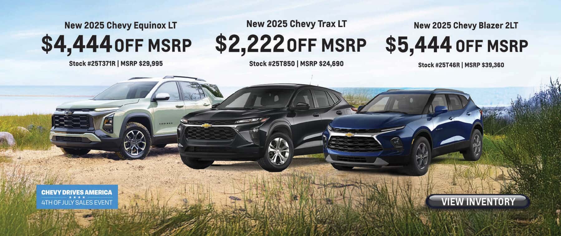 Chevy Drives America with Savings on New Chevy SUVs