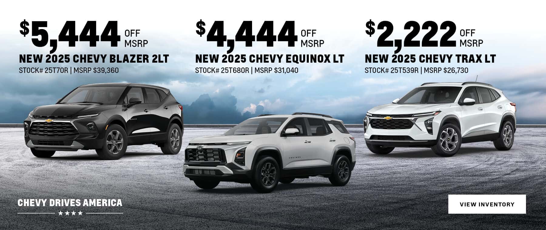 Chevy Drives America with Savings on New Chevrolet SUVs