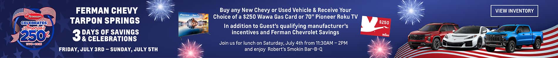 Ferman of Tarpon Springs Americas 250 Celebration Event