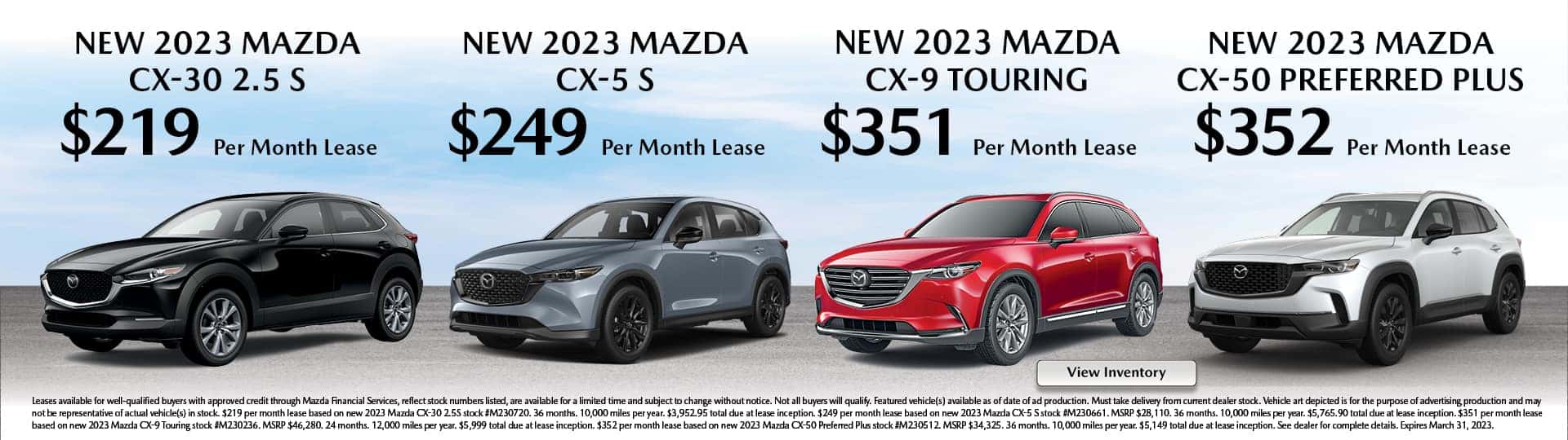 March 2023 Lease Deals from Ferman Mazda