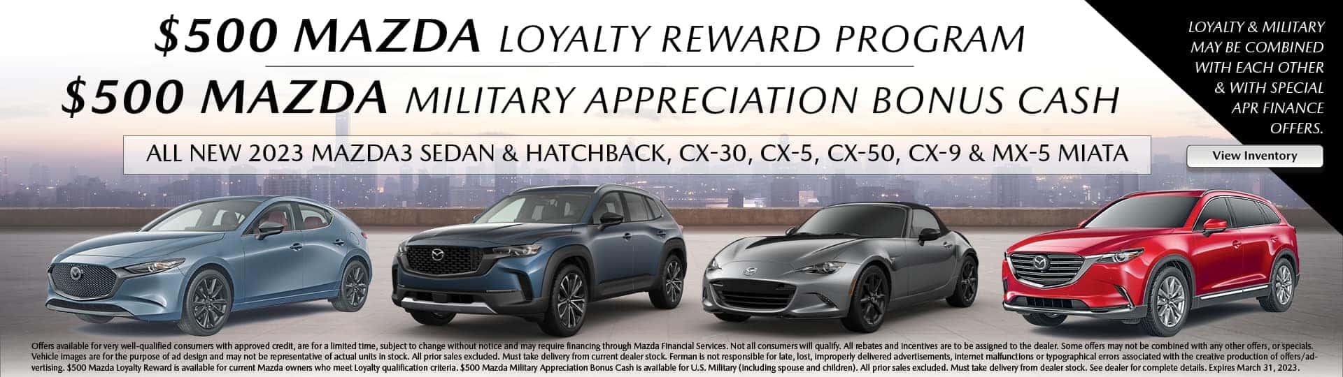 Mazda Loyalty Reward Bonus Program