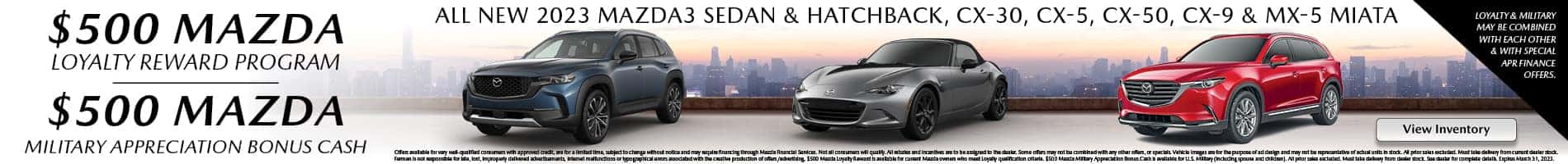 Mazda Loyalty Reward Bonus Program