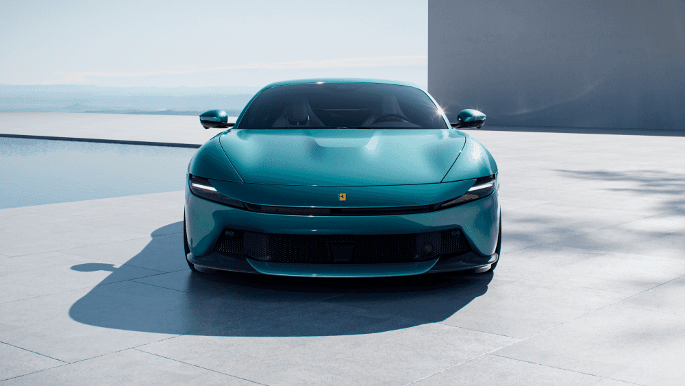Ferrari Amalfi coupe from the front