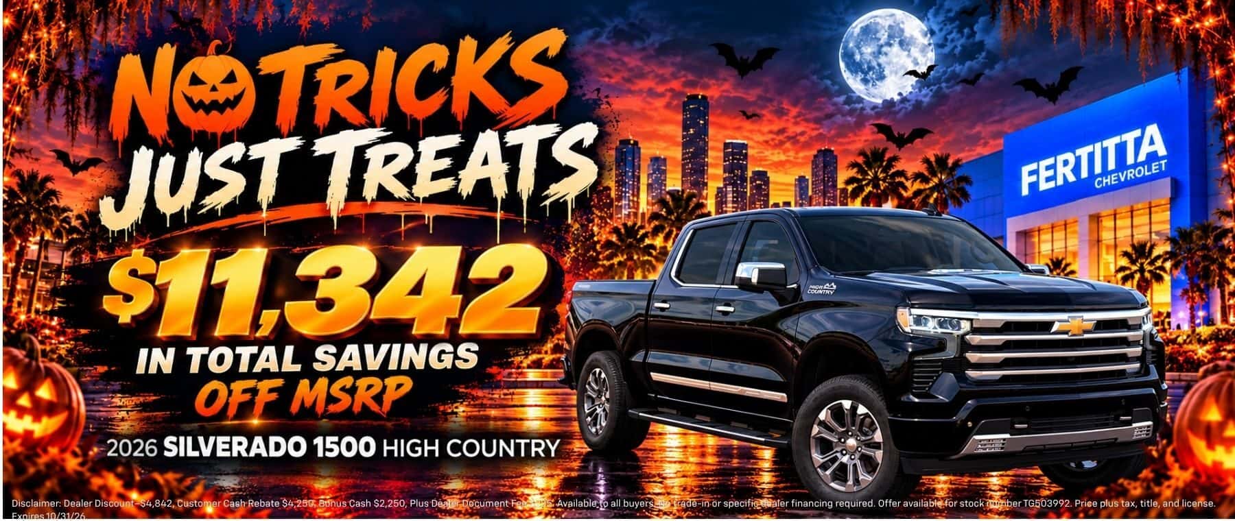 Tricks Treats Silverado Fertitta Chevrolet