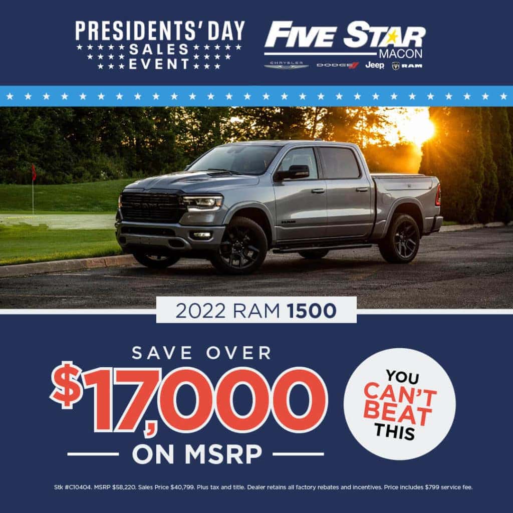Current New Cdjr Specials Offers Five Star Chrysler Dodge Jeep Ram Macon