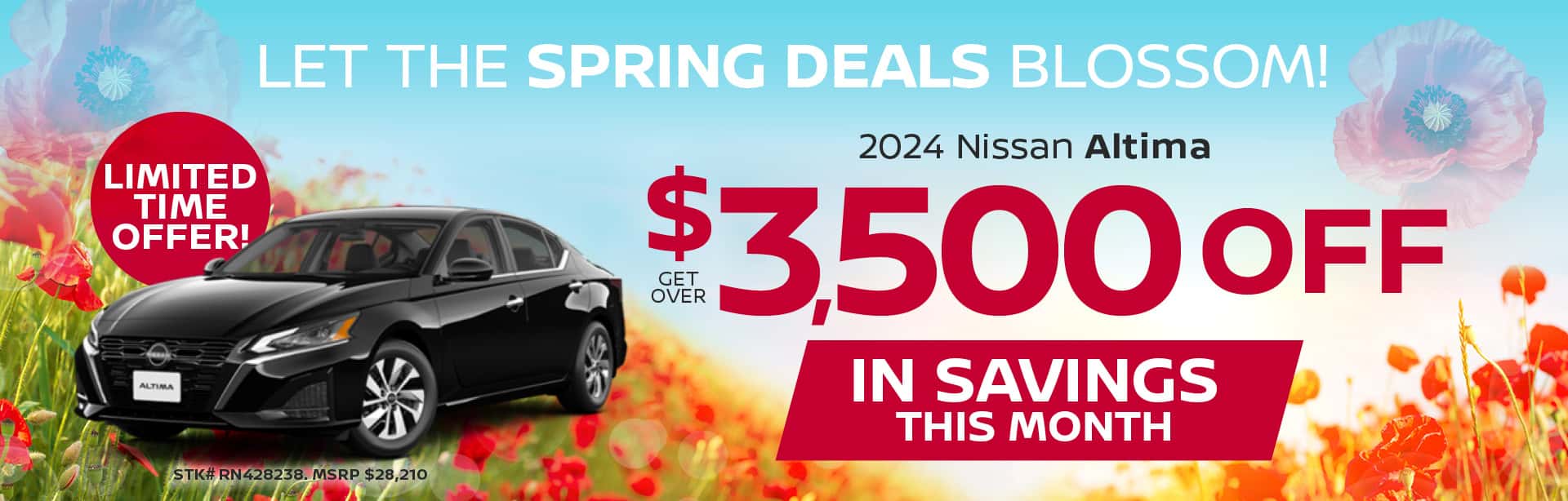 2025 Altima – April Savings – Desktop Slide