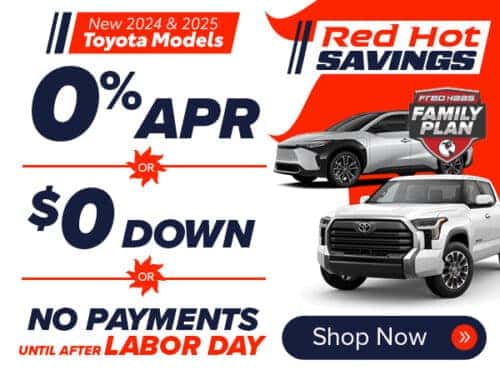 Current New Toyota Specials Offers | Fred Haas Toyota World