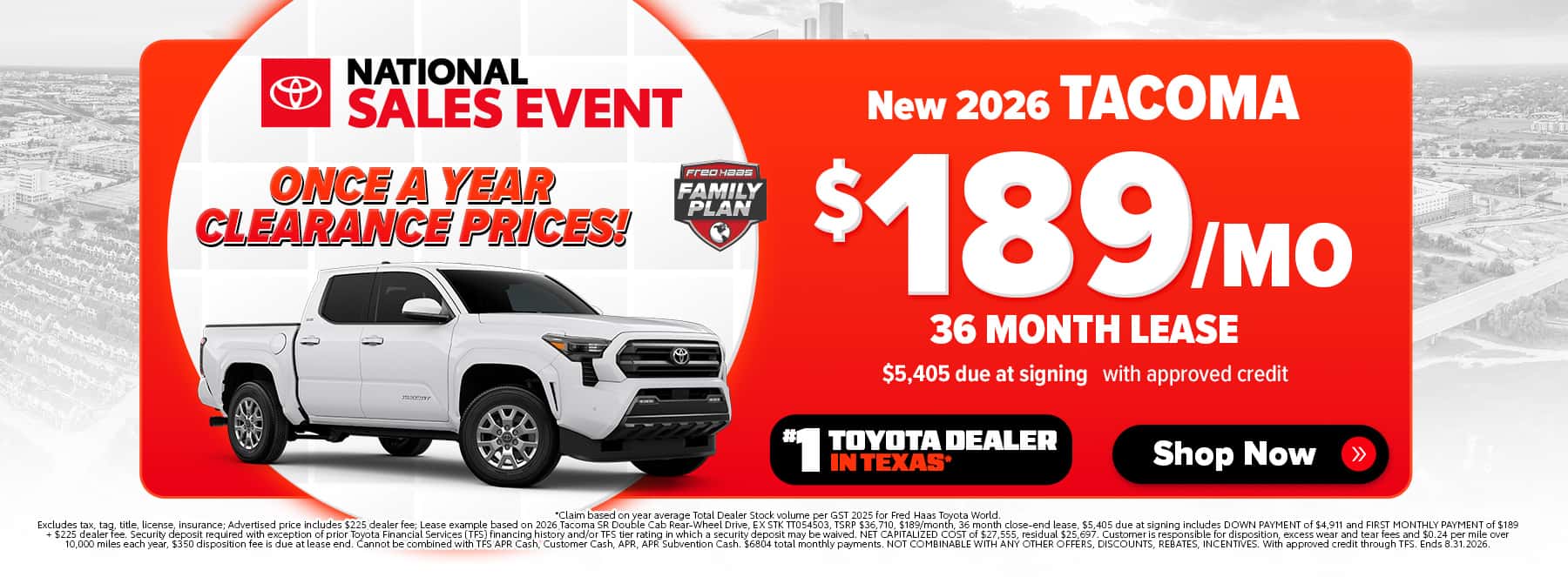 New Tacoma Deals Near Me in Spring, TX