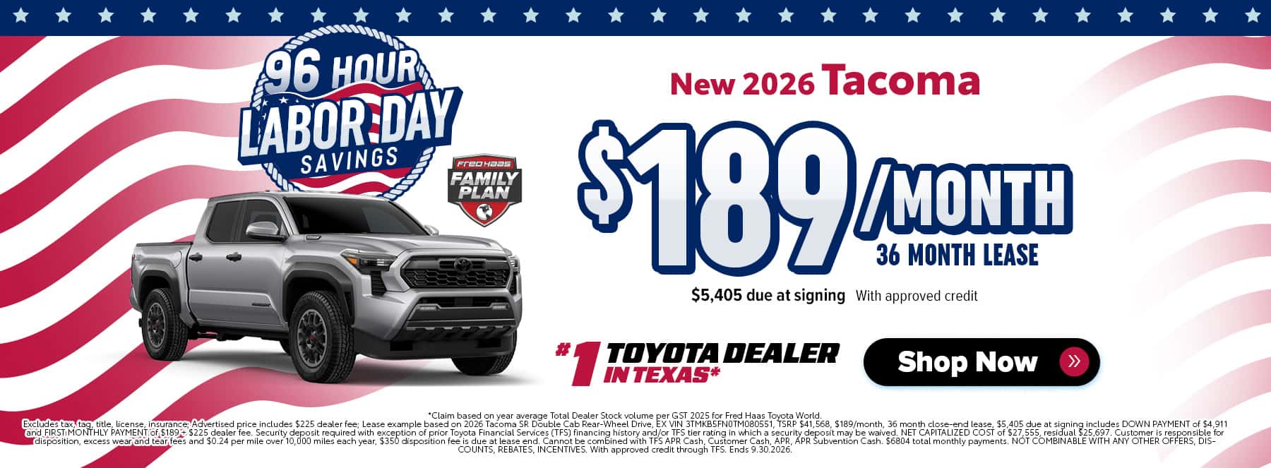 New Tacoma Deals Near Me in Spring, TX