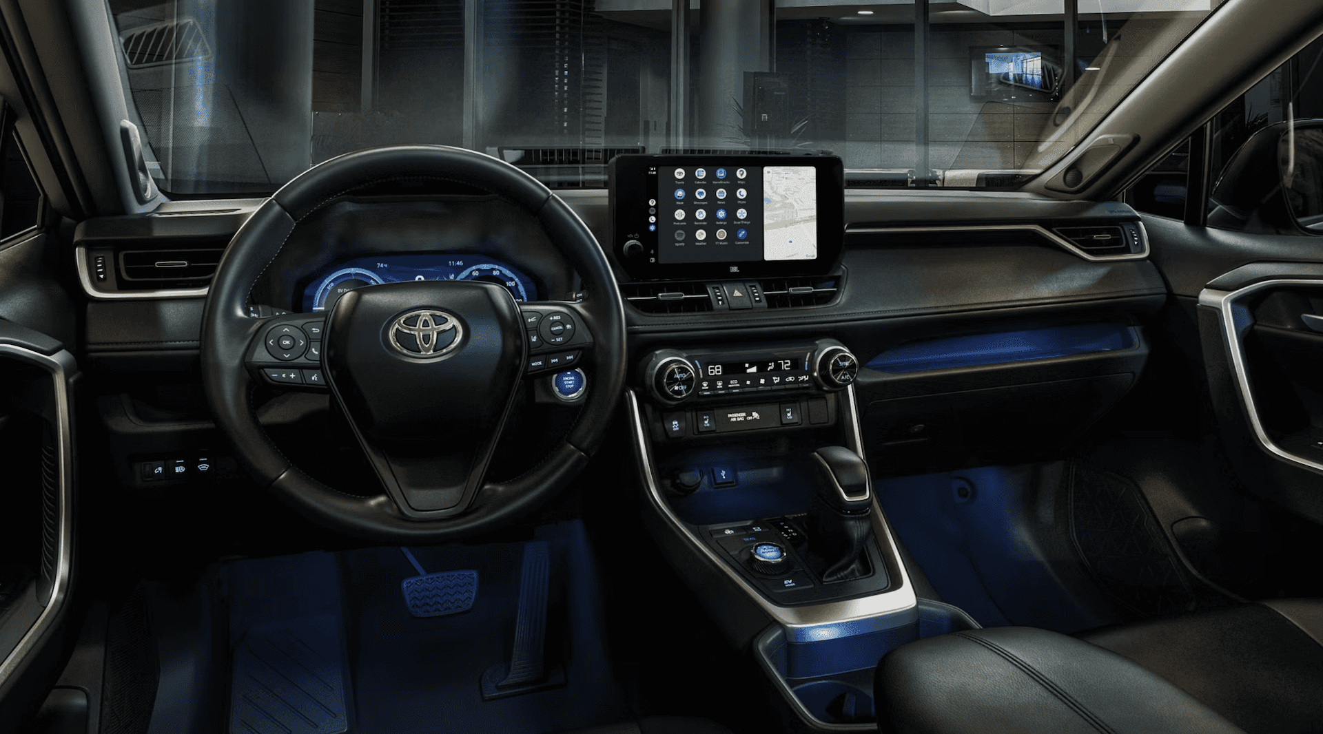 New 2025 Toyota RAV4 Interior Technology Features Near Me in Conroe, TX